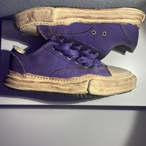 Maison Mihara Yasuhiro Peterson OG Sole Distressed Canvas Low 'Purple'